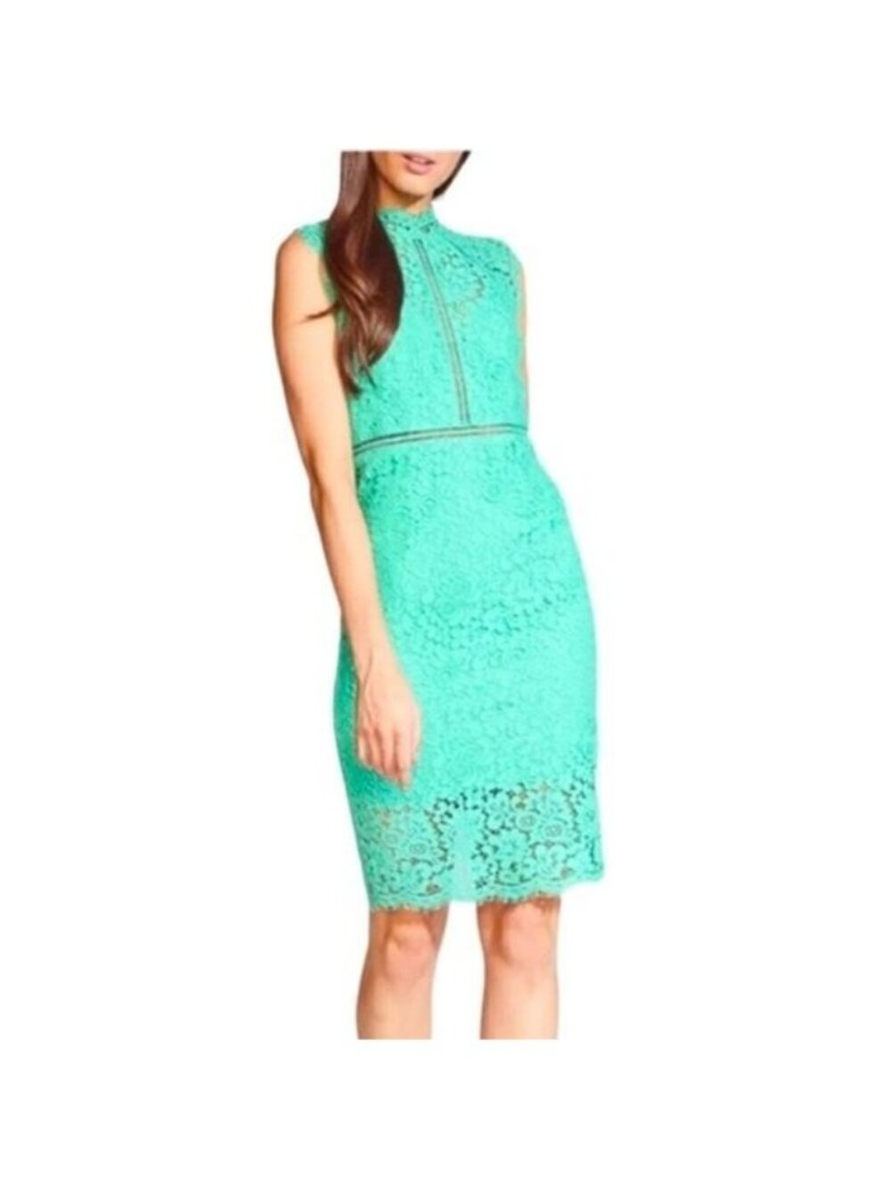 Nordstrom Bardot NWOT Lace Sheath Cocktail Dress Size Medium - Picture 2 of 12